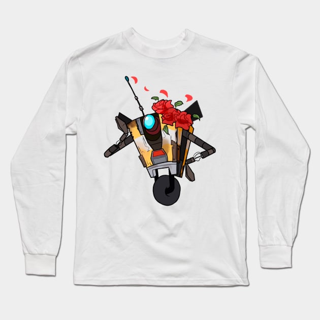 Borderlands CL4P-TP Long Sleeve T-Shirt by gaypompeii